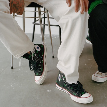  Converse X Patta Chuck 70 Unisex Siyah Bilekli Sneaker