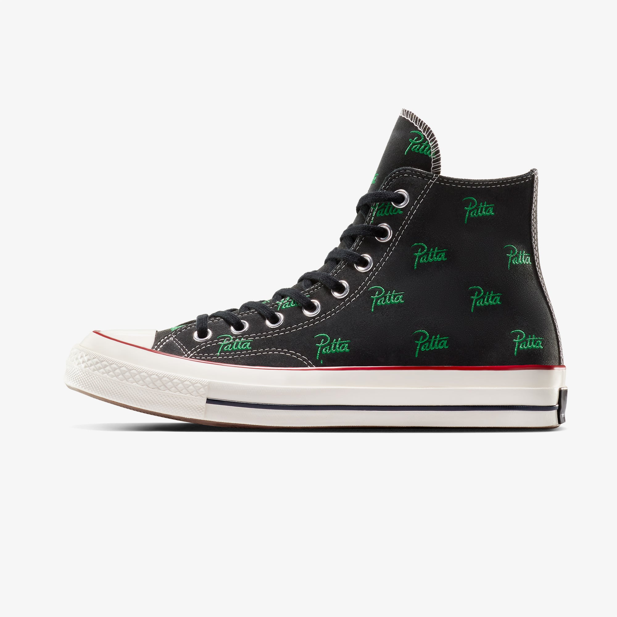 Converse X Patta Chuck 70 Unisex Siyah Bilekli Sneaker - Görsel 5