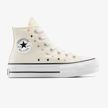  Converse Chuck Taylor All Star Lift Platform Celestial Unisex Krem Sneaker