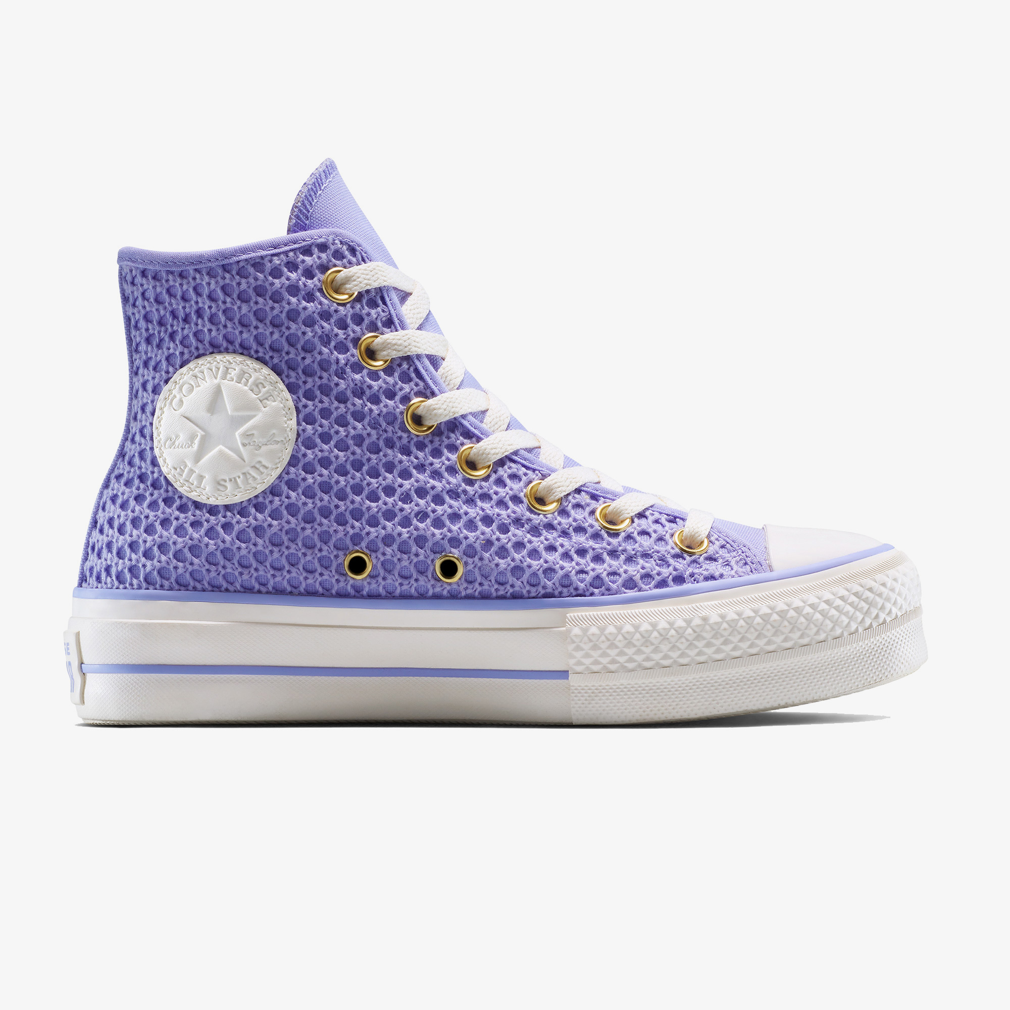 Converse Chuck Taylor All Star Knit Unisex Mor Sneaker - Görsel 2