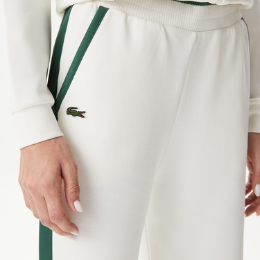  Lacoste Kadın Beyaz Eşofman Altı