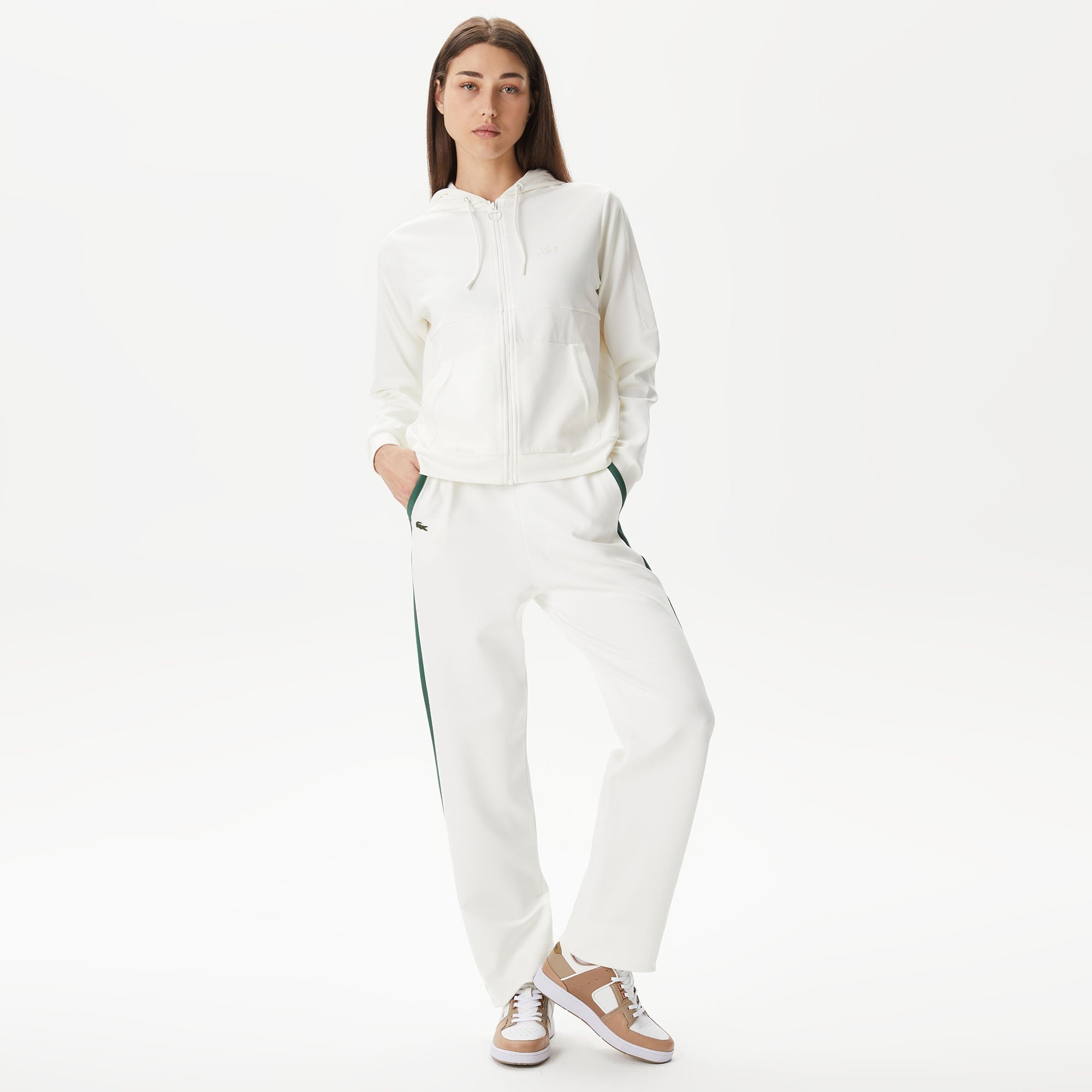 Lacoste Kadın Beyaz Eşofman Altı