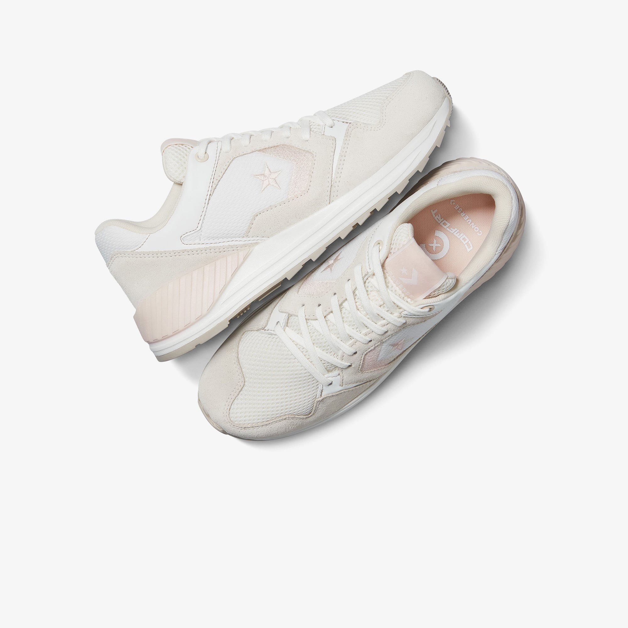 Converse Wave Trainer Unisex Krem Sneaker - Görsel 7