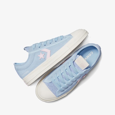  Converse Star Player 76 Colorful Suede Unisex Mavi Sneaker