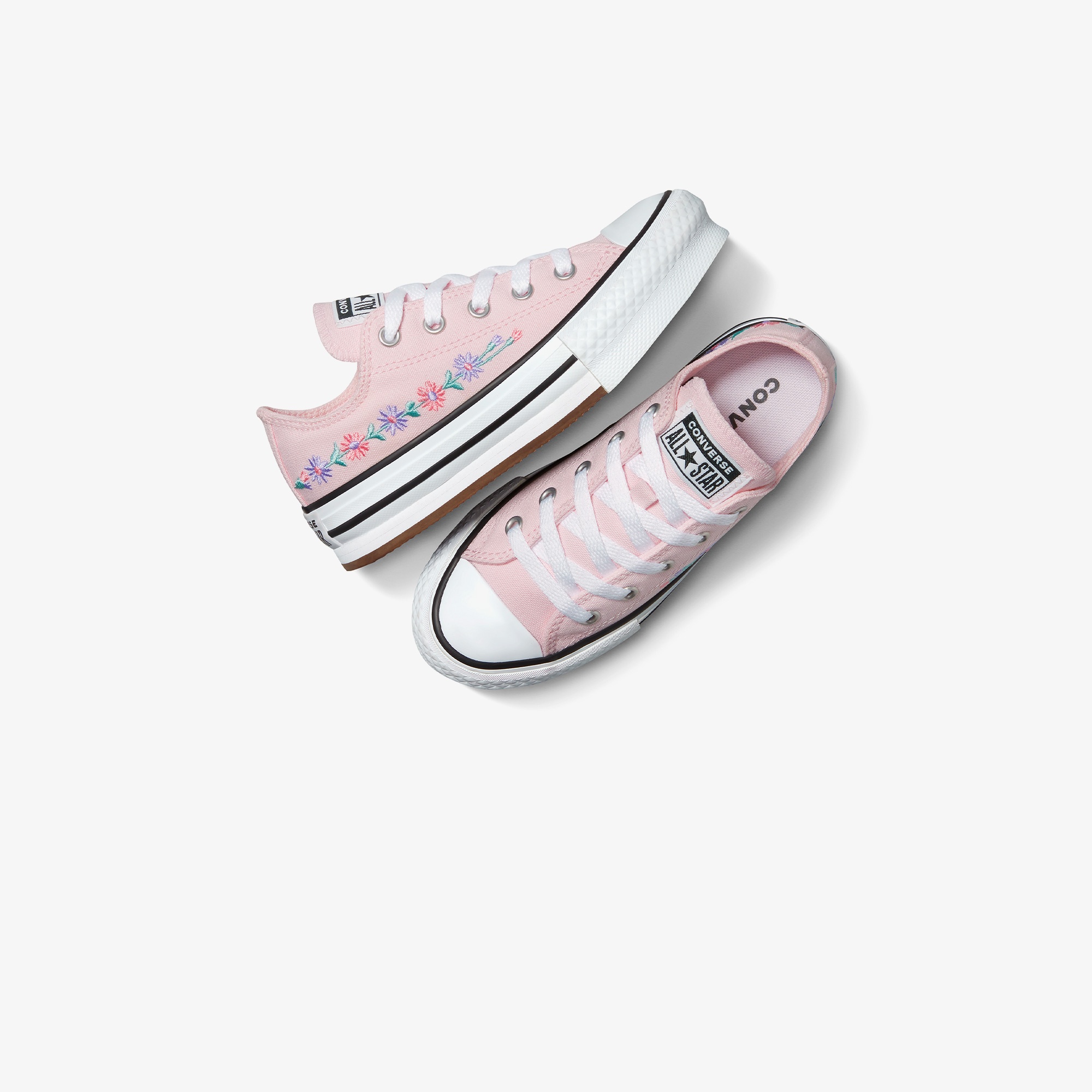 Converse Chuck Taylor All Star Platform Florals Çocuk Pembe Sneaker