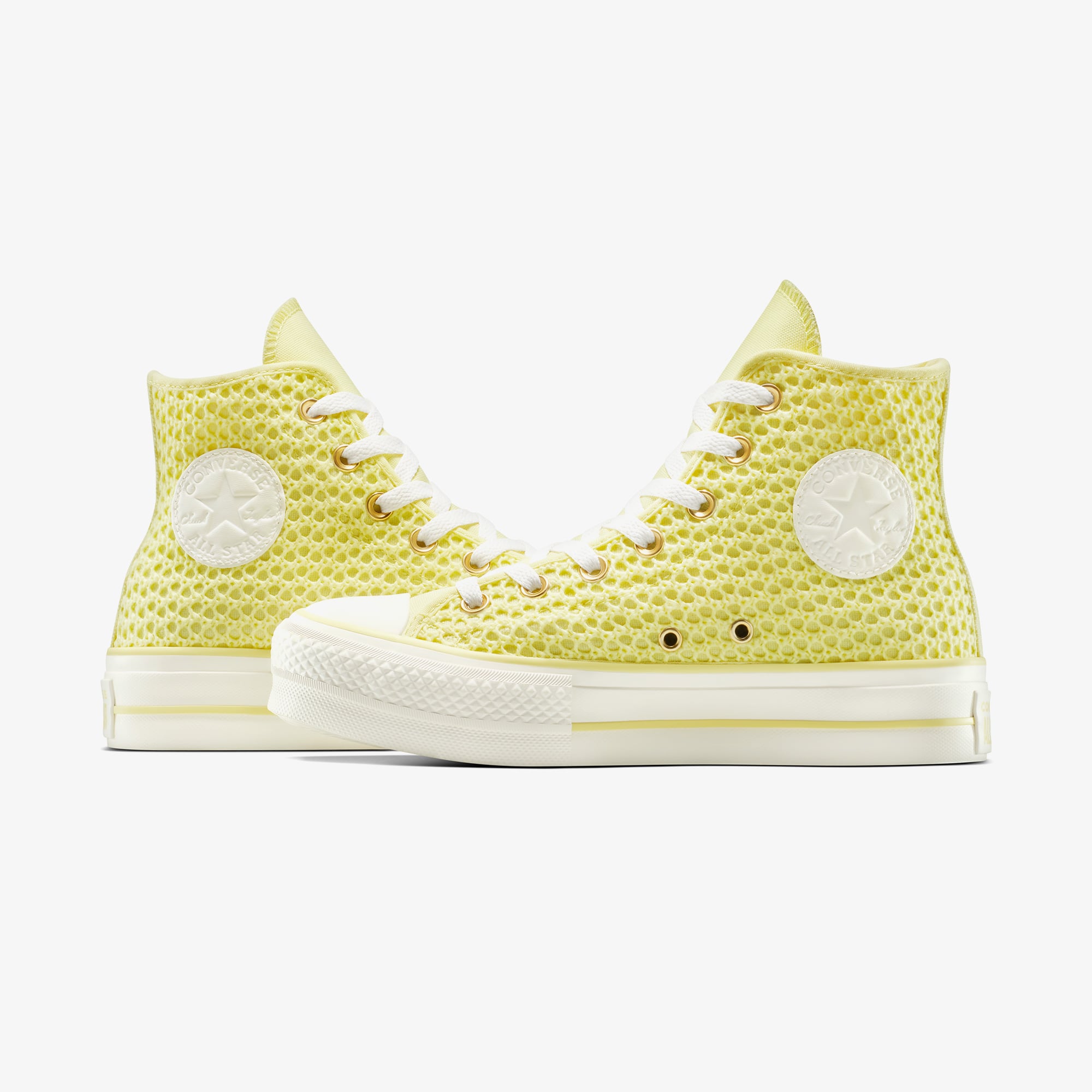 Converse Converse Chuck Taylor All Star Knit Kadın Sarı Sneaker | FashFed Sarı - 6. görsel