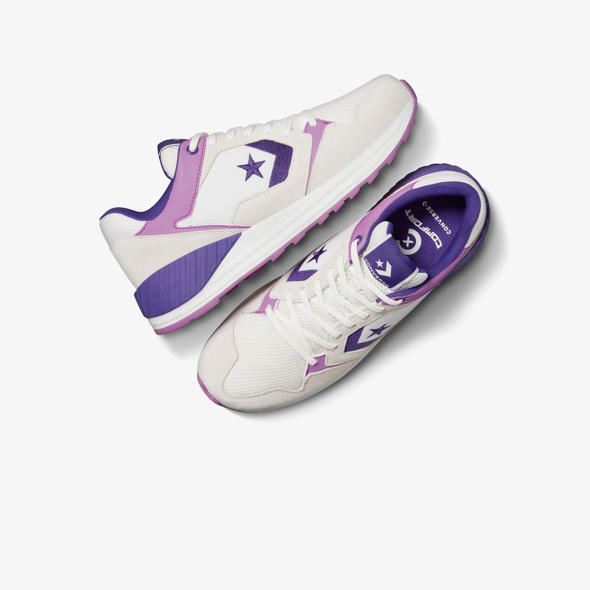 Converse Wave Trainer Unisex Krem Sneaker - Görsel 7