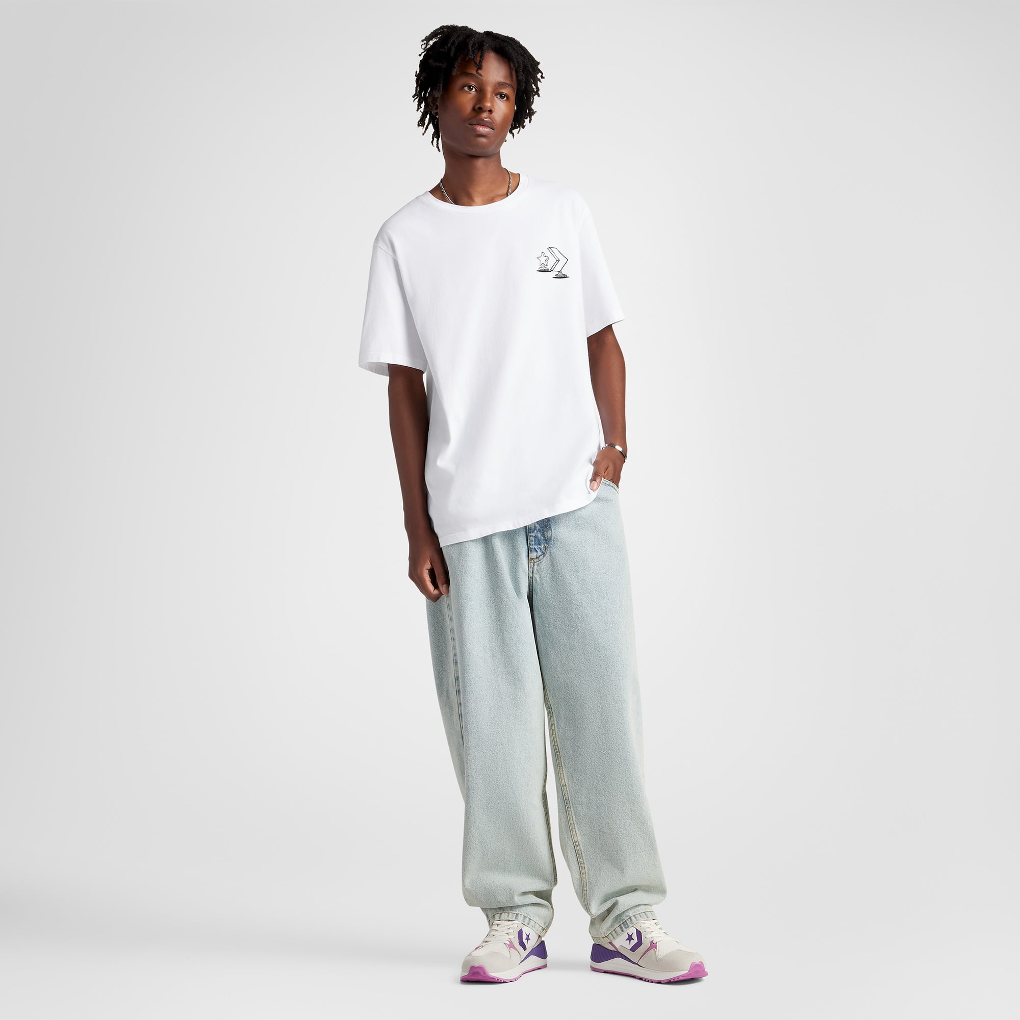 Converse Wave Trainer Unisex Krem Sneaker - Görsel 9