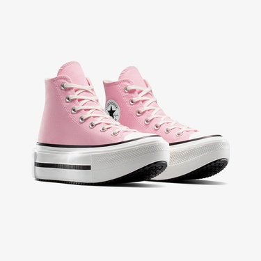  Converse Chuck Taylor All Star Lift Double Stack Unisex Pembe Sneaker