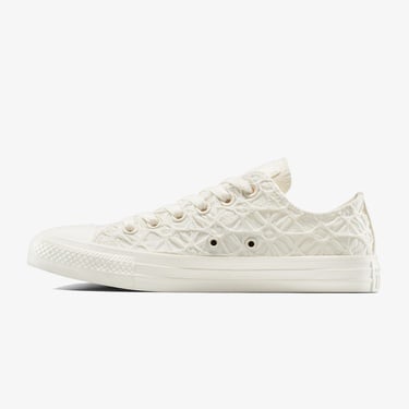 Converse Chuck Taylor All Star Textured Material Unisex Krem Sneaker