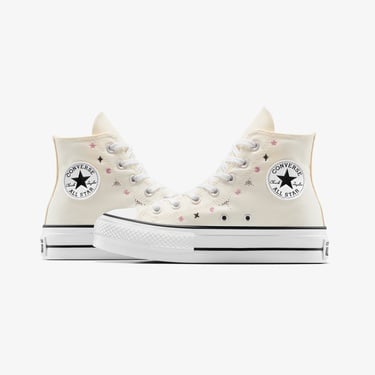  Converse Chuck Taylor All Star Lift Platform Celestial Unisex Krem Sneaker