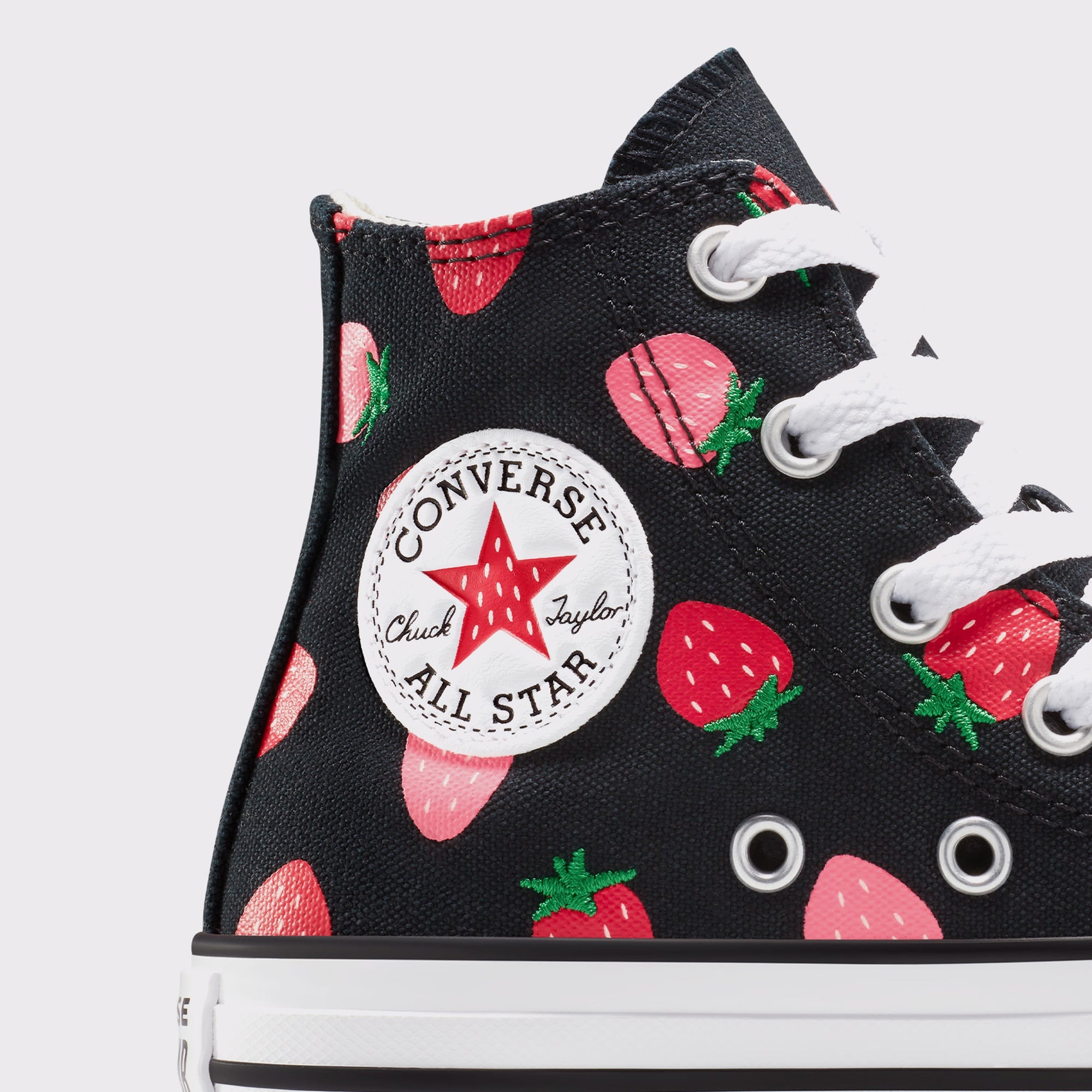 Converse Chuck Taylor All Star Strawberries Çocuk Siyah Sneaker