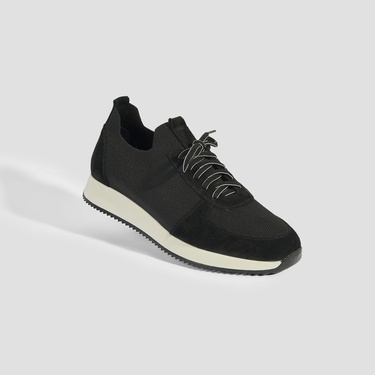  Erkek Siyah Bağcıklı Süet Günlük Ayakkabı