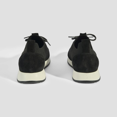  Erkek Siyah Bağcıklı Süet Günlük Ayakkabı