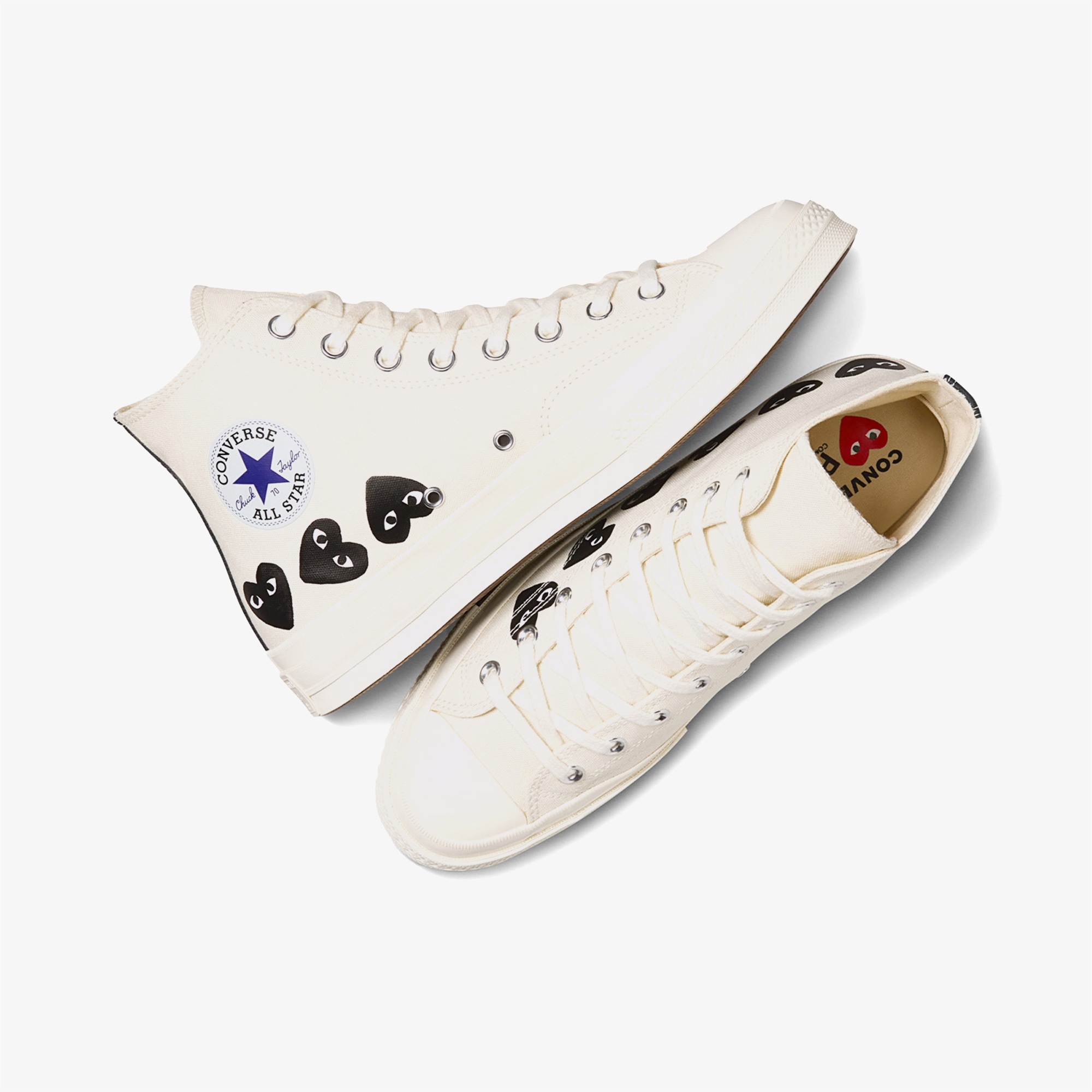 Converse X Comme Des Garçons Play Chuck 70 Unisex Beyaz Sneaker