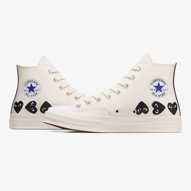  Converse X Comme Des Garçons Play Chuck 70 Unisex Beyaz Sneaker