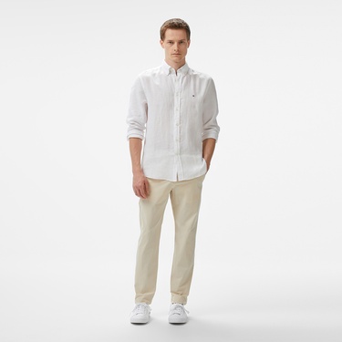  Tommy Hilfiger Pigment Erkek Beyaz Gömlek