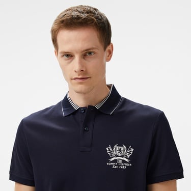  Tommy Hilfiger Icon Regular Erkek Lacivert Polo Yaka T-Shirt
