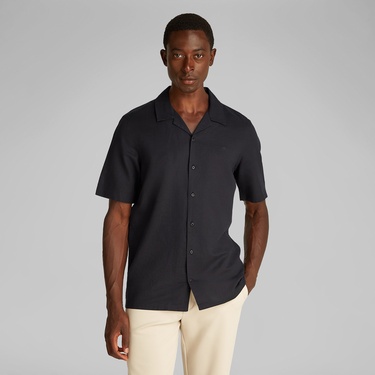 Calvin Klein Cuban Erkek Siyah Gömlek