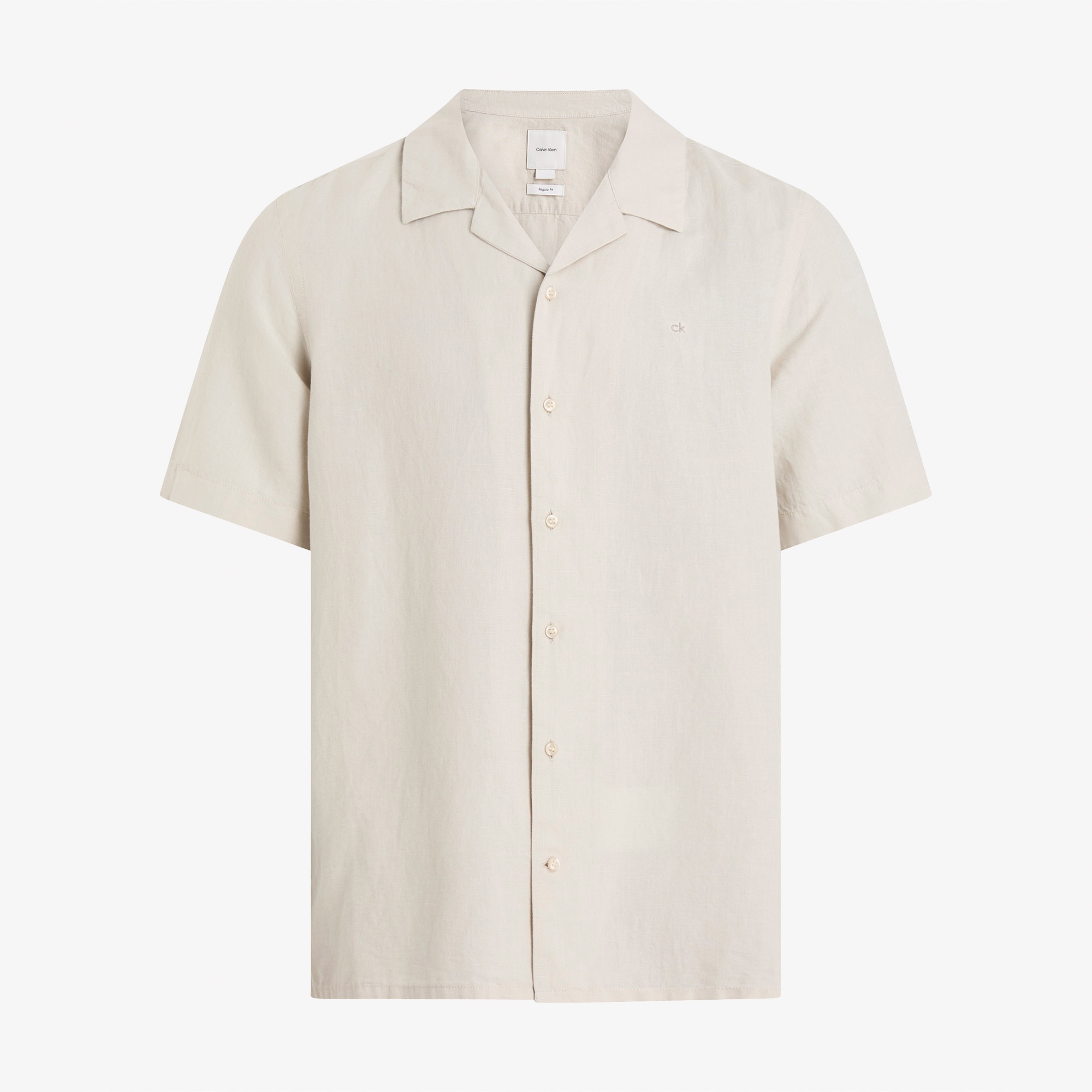 Calvin Klein Cuban Erkek Bej Gömlek