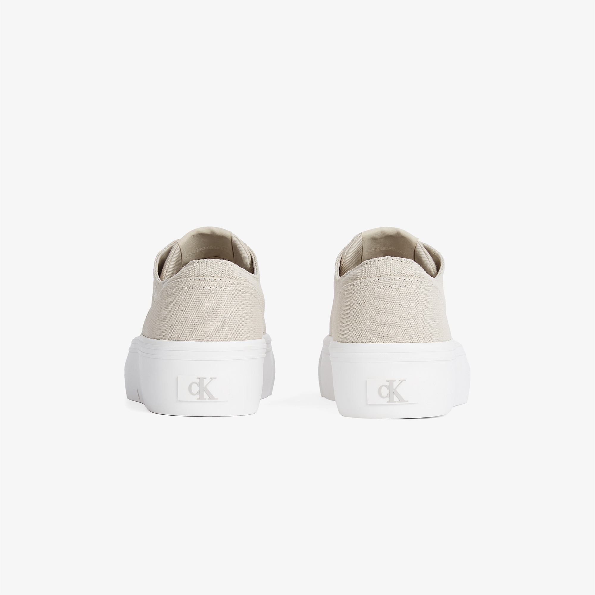 Calvin Klein Flatform Low Kadın Bej Sneaker
