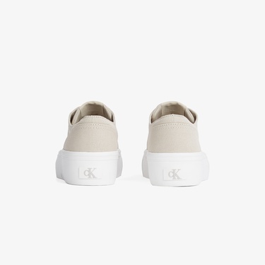  Calvin Klein Flatform Low Kadın Bej Sneaker