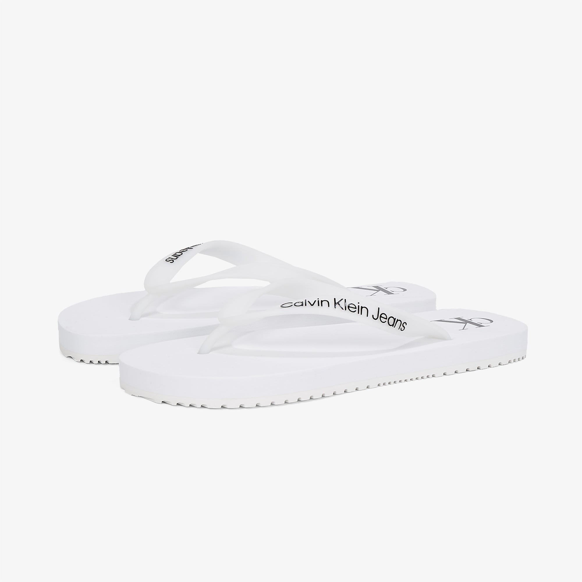 Calvin Klein Kadın Beyaz Terlik