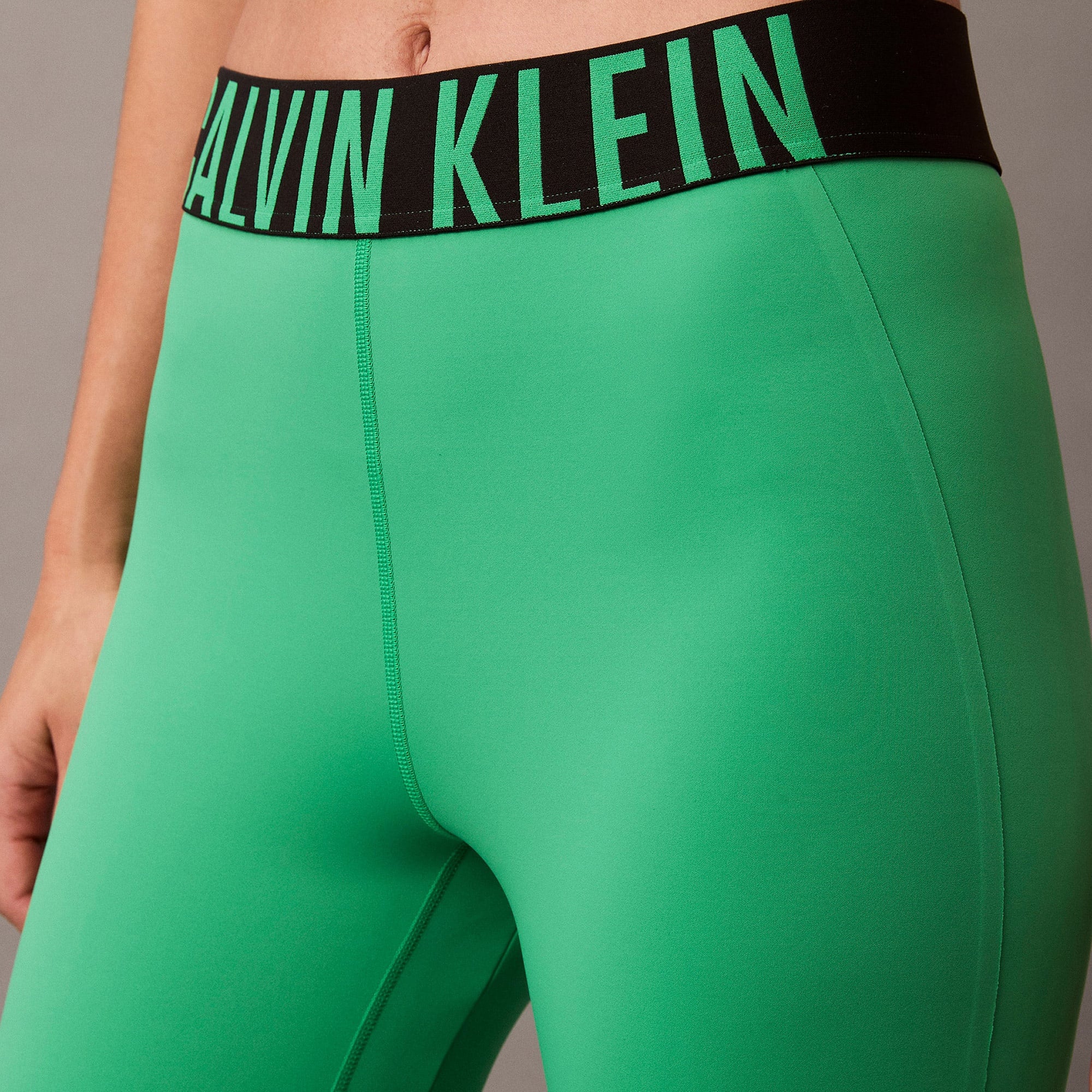 Calvin Klein Legging Kadın Yeşil Tayt