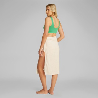  Calvin Klein İntense Power Medium Mesh Kadın Yeşil Bra