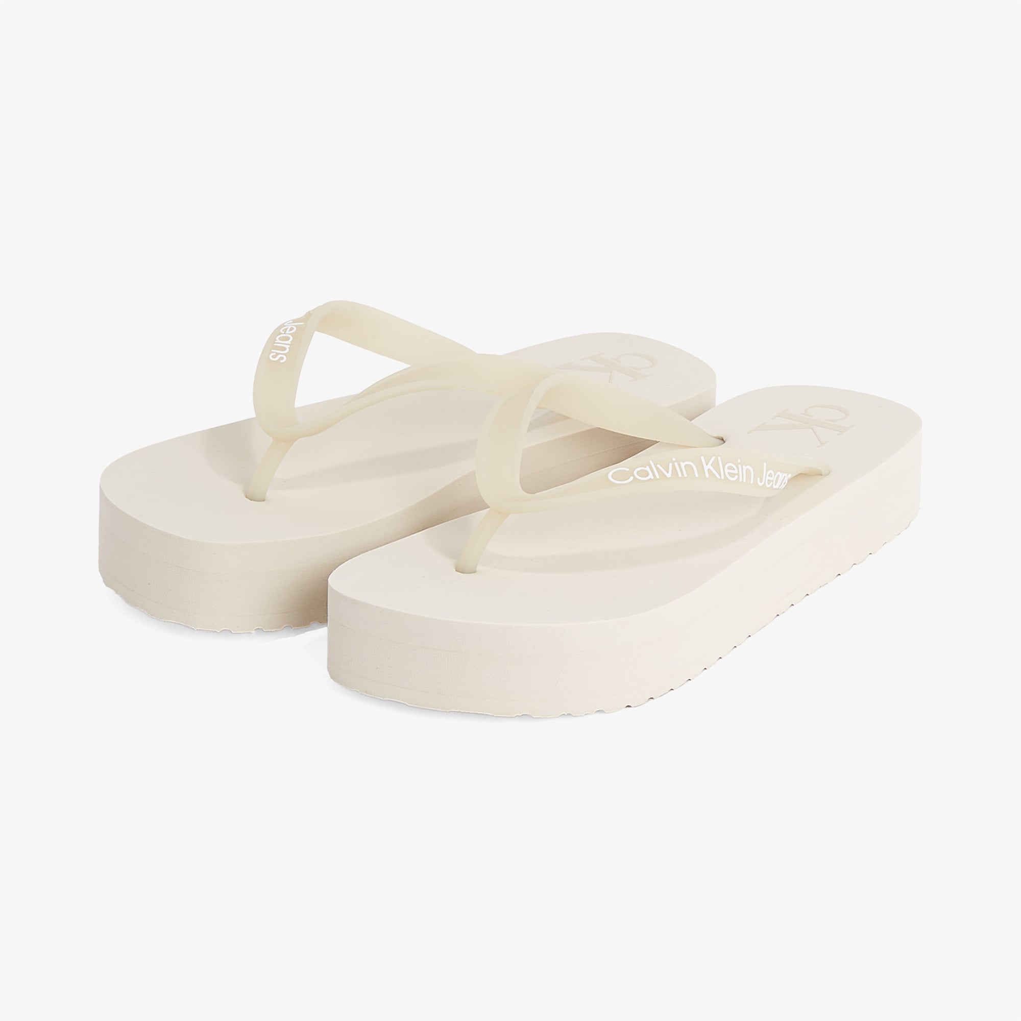 Calvin Klein Calvin Klein Kadın Bej Terlik Sandalet & Terlik | FashFed Bej - 3. görsel