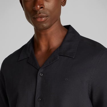  Calvin Klein Cuban Erkek Siyah Gömlek