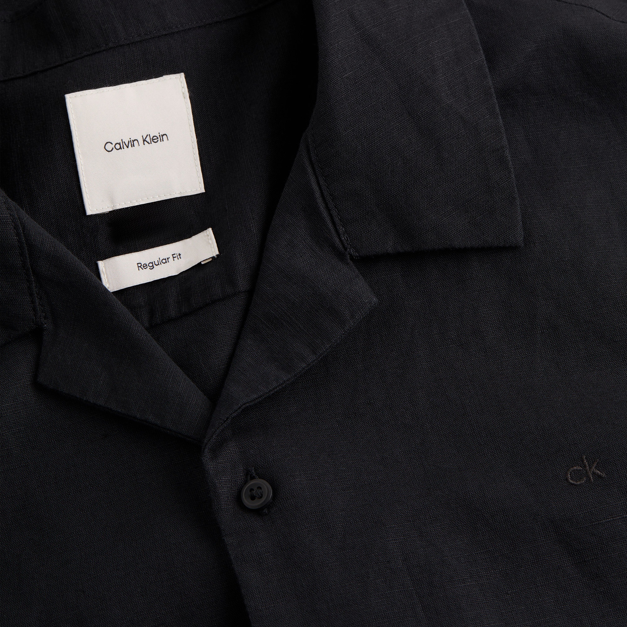 Calvin Klein Cuban Erkek Siyah Gömlek