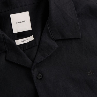 Calvin Klein Cuban Erkek Siyah Gömlek