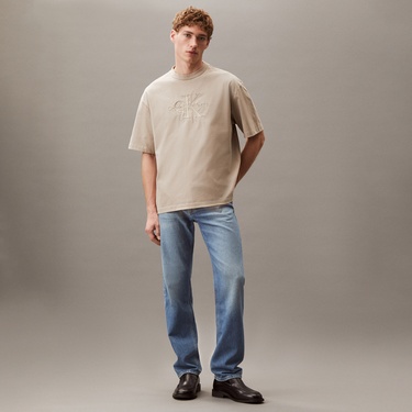  Calvin Klein Low Erkek Bej T-Shirt