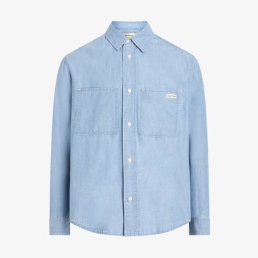  Calvin Klein Easy Chambray Erkek Mavi Gömlek