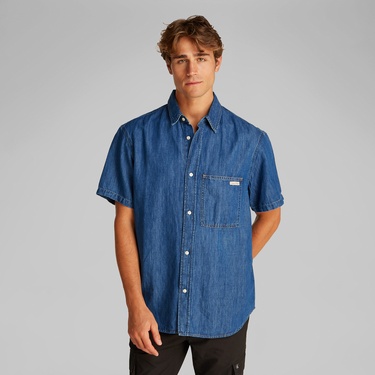  Calvin Klein Regular Denim Erkek  Gömlek