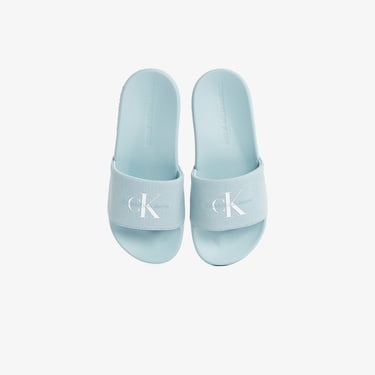  Calvin Klein Monogram Kadın Mavi Terlik