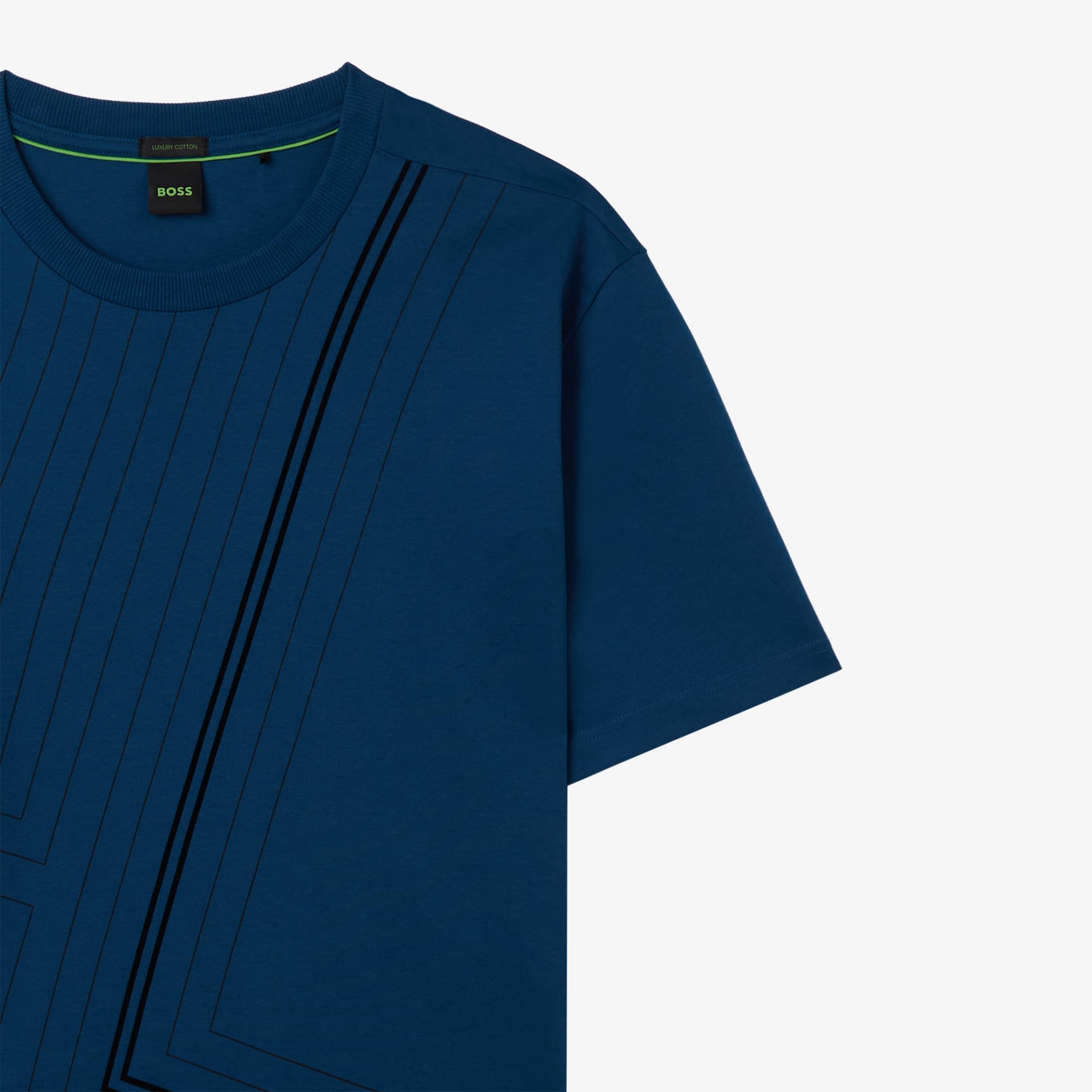 Boss Erkek Lacivert T-Shirt