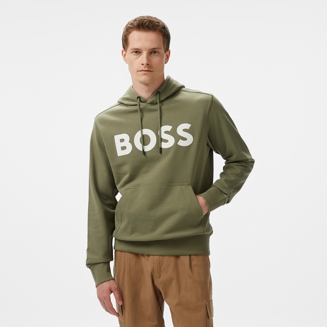  Boss Erkek Yeşil Sweatshirt