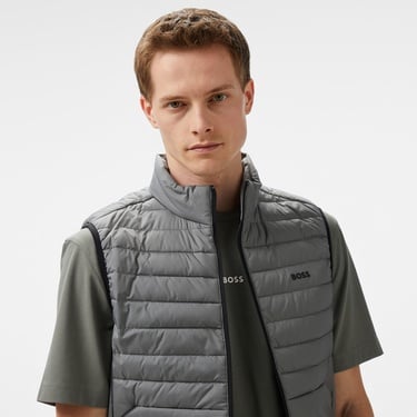  Boss Erkek Gri Yelek