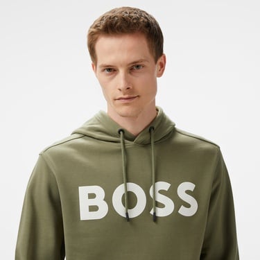  Boss Erkek Yeşil Sweatshirt