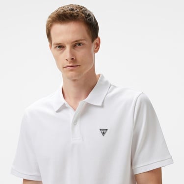  Guess Ss Basic Gd Polo  Erkek Beyaz Polo T-Shirt
