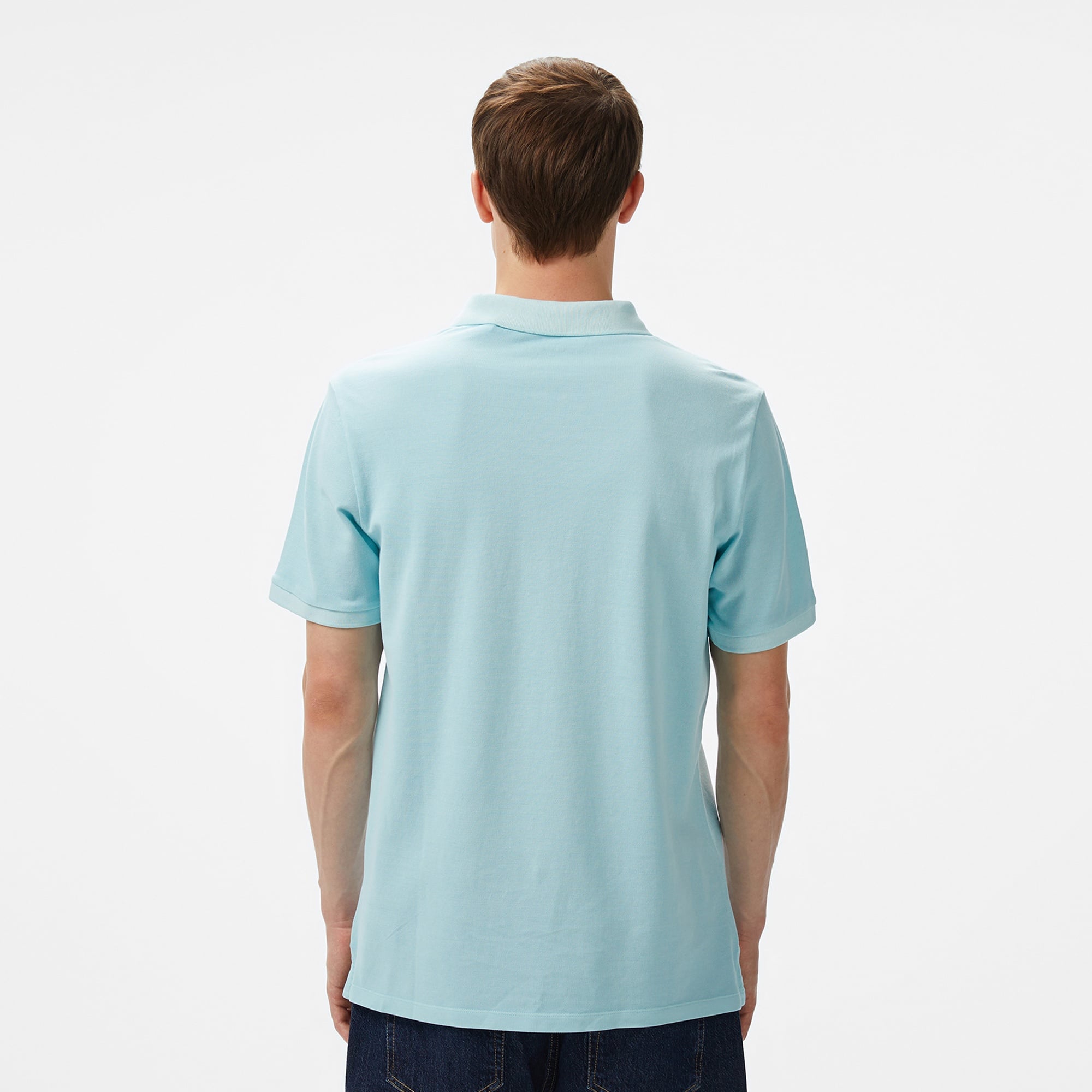 Guess Ss Basic Gd Polo  Erkek Mavi Polo T-Shirt