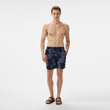  Boss Alain Erkek Lacivert Mayo Şort