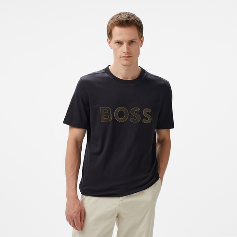  Boss Logo Erkek Lacivert T-Shirt