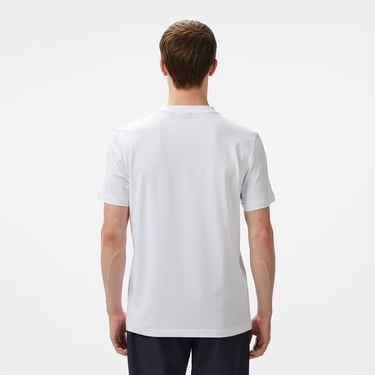  Boss Logo Erkek Beyaz T-Shirt