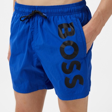  Boss Octopus Erkek Mavi Mayo Şort