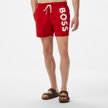  Boss Octopus Erkek Kırmızı Mayo Şort