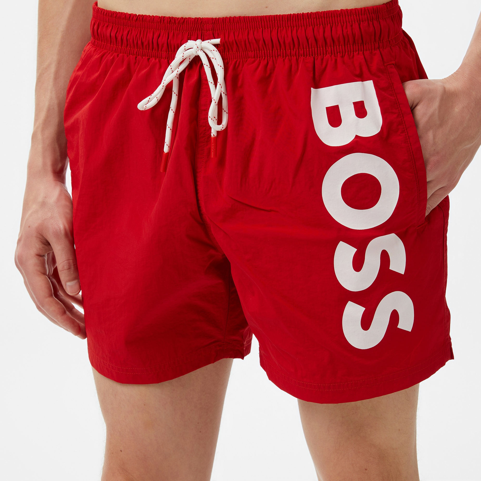 Boss Octopus Erkek Kırmızı Mayo Şort