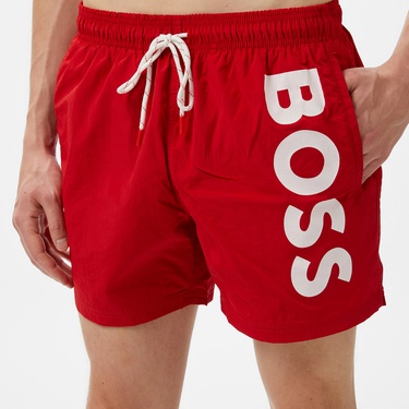  Boss Octopus Erkek Kırmızı Mayo Şort